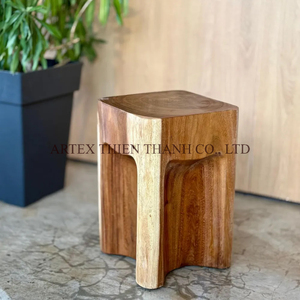 Elegant Design Solid Wood <b>Stool</b> Handmade Natural Wooden Side Table Rustic Home Furniture Wholesale Factory Direct Luxury - Product Image 2