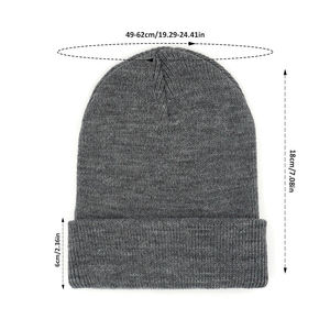 Wholesale Custom <b>Beanie</b> for Kids Embroidery Logo Baby Knitted Winter <b>Hat</b> for Children Kids 22 Colors Cuffed <b>Beanie</b> Manufacture - Product Image 5