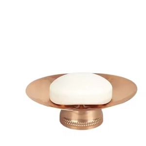 Jabonera de Estilo Moderno Chapada en Oro Rosa para Hogar, Hotel, Baño, Accesorio de Limpieza, Soporte para Jabón - Product Image 1
