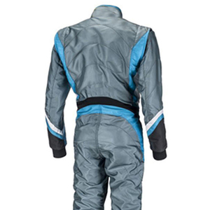 Combinaisons de karting pour garçons, dernier design, couleur noire, en Cardura, de haute qualité, fabriquées au Pakistan, combinaison de karting à vendre - Product Image 5