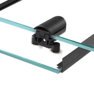 Porta Doccia Scorrevole Semiframeless Invertita 57.7-59 L x 70 A in Vetro Temperato Trasparente da 1/4 (6mm) Impermeabile, Garanzia 10 Anni - Product Image 2