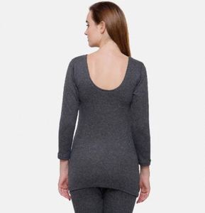 Ladies Comfortable Thermal Full Sleeve <b>Top</b> Women Ultra Soft Thermal Long Sleeve Inner wear Thermal Full Sleeve - Product Image 2
