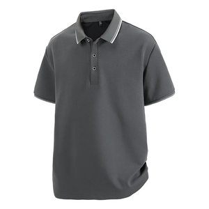 เสื้อโปโลแขนสั้นพรีเมียมสำหรับผู้ชายพร้อมโลโก้แบบกำหนดเอง – เสื้อผ้าลำลองสวมใส่สบายสำหรับงานสังสรรค์และสไตล์ในชีวิตประจำวัน - Product Image 5