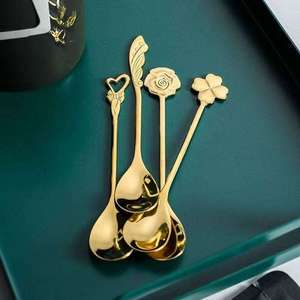 Super Sell 2026 Cutlery Spoon <b>Set</b> with Stainless Steel Metal & Golden Finished Cutlery Spoon <b>Set</b> <b>For</b> Sale by M.I.G. EXPORTS. - Product Image 2