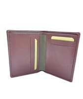 Dompet Lipat Pendek Kulit Sapi Nappa Premium untuk Pria, Lembut, Tipis, Tahan Lama, Tempat Kartu, Aksesori Klasik untuk Penggunaan Sehari-hari