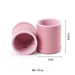 OEM Manufacture's Customized Logo Unique Leather Dice Cups for <b>Table</b> Games Personalized and Stylish - Product Image 3