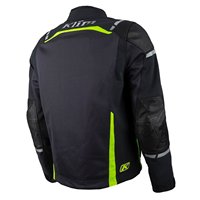 Jaket Induction Pro Unisex Lengan Panjang Tahan Air Bernapas Bahan Polyester/Nylon Warna Blok Perlengkapan Berkendara Motor Semua Musim