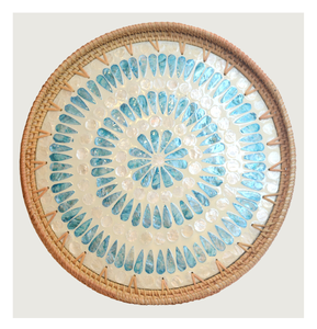 Plateau de rangement en nacre de dernière conception, plateau de haute qualité, 2 pièces, motif feuille - Product Image 4