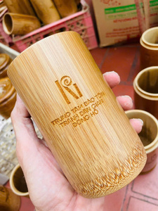 Bamboo Coffee Tumbler <b>Reusable</b> Sustainable Drink <b>Cup</b> for Cafes Restaurants and Retail Stores - Product Image 1