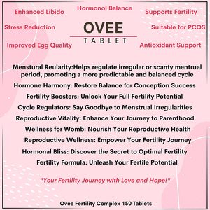 Livewell Nutrition Ovee 150 comprimés et Ubiquinol 30 gélules - Duo de suppléments de fertilité à base de Coenzyme Q10 - Product Image 2