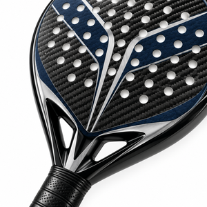 Raquette de tennis en fibre de carbone Teardrop avec motif de cordage 16x20 et poignée antidérapante pour joueurs universels - Product Image 4
