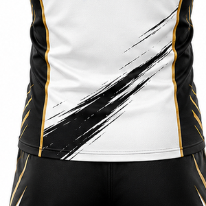 Ensemble d'uniformes de rugby personnalisés haut de gamme avec maillot et short sublimés, vêtements d'équipe respirants en polyester pour clubs, écoles et ligues - Product Image 6