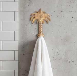 Premium Palm Design Golden Wall <b>Hooks</b> Metal Minimalist Style Perfect For Stylish Home Storage And Elegant Decoration Solution - Product Image 5