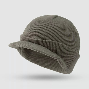 Bonnet tricoté réfléchissant à bord court pour homme et femme, style décontracté, chaud pour l'hiver, idéal pour le ski - Collection 2026 - Product Image 4