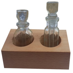 Botellas de vidrio de alta calidad con bloque de madera para la fabricación de joyas, venta al por mayor, precio más bajo, mejor producto para joyería. - Product Image 5