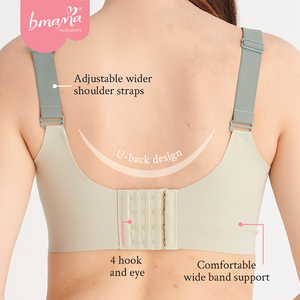 Sujetador de Lactancia Bmama, Abertura Frontal, Talla Grande, Sin Costuras, Sin Varillas, para Mujeres Embarazadas, Secado Rápido y Transpirable, Spandex/Nailon - Product Image 4