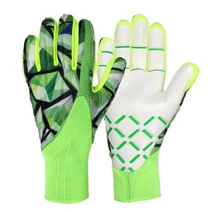 Professional Training Sports Latex Football Gloves Goalkeeper <b>Finger</b> Protection Soccer Goalkeeper Glove Men Breathable UV Gloves - Product Image 3