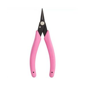 Rosary Pliers Jewelry Making Tool Pink Handle Carbon Steel Round Nose <b>Wire</b> Cutter Precision Beading <b>Crafting</b> Hand Tool - Product Image 1