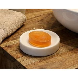 Porte-savon élégant en marbre pour salle de bain, accessoires de bain de luxe - Product Image 3