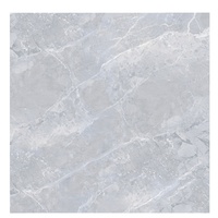 Carreaux de sol intérieurs en porcelaine marbrée gris clair 600x600 de haute qualité, antidérapants et antibactériens, nouveauté de notre usine au Vietnam