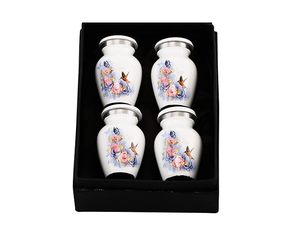 Urna Conmemorativa de Colibrí para Cenizas Humanas, Urna Conmemorativa para Funerales, Columbario u Hogar (Mariposa con Colibrí KS4) - Product Image 2