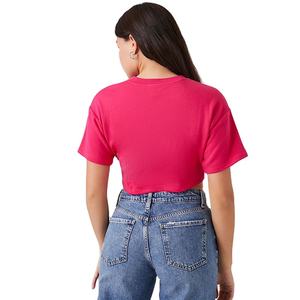 100% Cotton Lightweight Summer Wear Front Chest Pocket Design Regular Fit Breathable Short Length Women's <b>Crop</b> <b>Tops</b> - Product Image 3