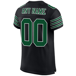 Maillot de football rétro vintage 100 % personnalisé pour homme, noir, coupe ample en mesh, à manches courtes et techniques d'impression - Product Image 5