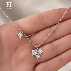 Pendentif en diamant en forme de princesse personnalisé en gros, collier minimaliste en or, bijoux fins certifiés IGI/GIA - Product Image 6