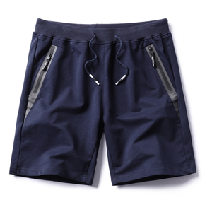 Nuevos pantalones cortos de felpa francesa para hombre, corte holgado, dobladillo sin rematar, pierna ancha, pantalones cortos deportivos de alta comodidad - Product Image 2