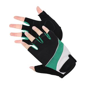 Half Finger Lightweight <b>Weight</b> Lifting Gloves Men PU Leather Breathable Non-Slip Pull-On Closure Gym Training Running Portable - Product Image 6
