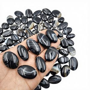 Venta al por mayor de ágata natural Sulemani Hakik en forma ovalada, piedra preciosa de ágata natural Sulemani para meditación y joyería. - Product Image 2