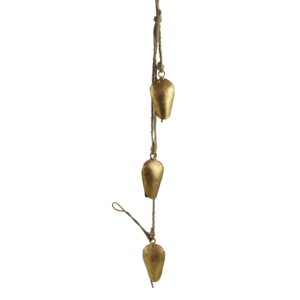 Campana Decorativa Vintage Ecológica de Metal para Colgar, Ideal para Navidad y Decoración del Hogar y Jardín - Product Image 1