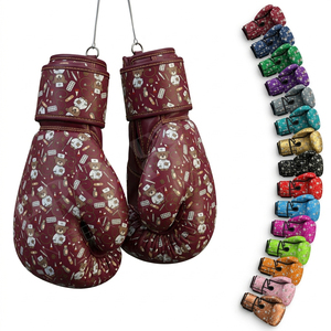 Gants de boxe personnalisés imperméables pour l'extérieur, confortables, doux, nouveaux, avec design personnalisé, unisexes - Product Image 1