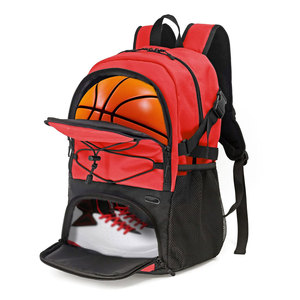 Sac à dos de basketball multifonctionnel et imperméable pour hommes et adolescents avec compartiment séparé pour ballon et compartiment pour ordinateur portable - Product Image 1