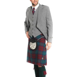 Chaquetas de Kilt Modernas de Lana Tweed Estilo Príncipe Charlie Personalizadas para Hombre, Chaqueta de Kilt Escocesa al por Mayor con Chaleco - Product Image 6