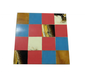 Ensemble de 4 sous-verres en résine de qualité supérieure, design élégant, faits à la main, durables, pour la décoration de la maison, la protection de la table basse et de la salle à manger - Product Image 1