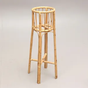 Supports à plantes décoratifs en rotin, faits à la main, avec paniers pour plantes vertes, meilleurs prix. - Product Image 1
