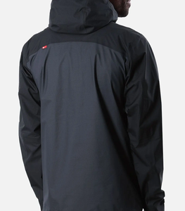 Chaqueta Impermeable con Capucha para Hombre, Color Negro, con Cierre de Cremallera, Estilo Deportivo, para Invierno, Corte Regular, Material Exterior de Poliéster - Product Image 2