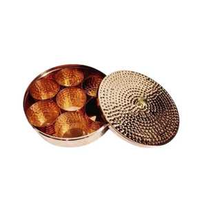 Luxury Blue Resin Marble Finish Spice Jar <b>Set</b> of 4 with Gold Foil Accents Round <b>Serving</b> Tray Modern Condiment Storage <b>Set</b> - Product Image 3