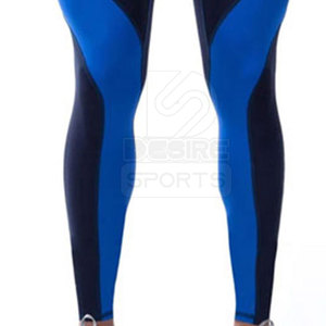 Leggings pour hommes de couleur unie, longueur intégrale, compression, taille élastique, couleurs et logo personnalisés, vêtements de fitness de haute qualité - Product Image 3