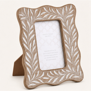 Handcrafted Mango Wood <b>Picture</b> <b>Frame</b> Wholesale <b>Vintage</b> Carved Tabletop Photo <b>Frame</b> Eco-Friendly Distressed Wood Home Decor - Product Image 1