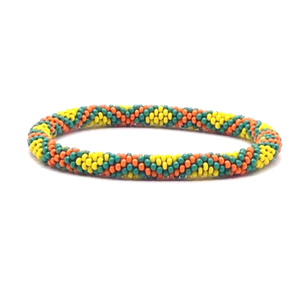 Bracelets élégants et raffinés de haute qualité, tendance, en crochet, design moderne, perles de verre pour femmes Ahana - Product Image 1