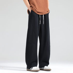 Pantalones transpirables de algodón 100% tejido para hombre, ligeros, para uso diario en verano. - Product Image 4