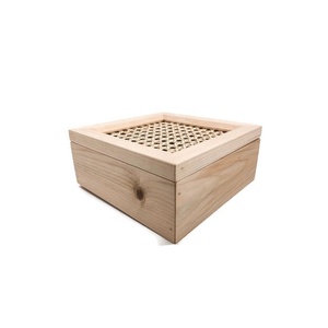 <b>Vintage</b> Style Rattan Cane Cover <b>Boxes</b> Wood Rattan Jewelry <b>Boxes</b> Home Decoration Handmade in Viet Nam - Product Image 6