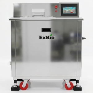 Triturador de Residuos Alimenticios Continuo, Sistema de Tratamiento de Alto Volumen, Acero Inoxidable, para Cocinas y Servicios de Catering - Product Image 1