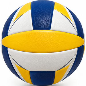 Ballon de volley-ball en PVC personnalisé OEM ODM, ballon d'entraînement professionnel léger et durable, fournisseur d'équipements sportifs en gros, commande en gros - Product Image 3