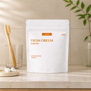 [FROM OREUM] Recharge de comprimés d'hygiène buccale pour chambre d'hôtel, pack de recharge de dentifrice solide pour les voyages des clients - Product Image 1