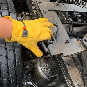 Gants de sécurité en cuir, gantlet, manicle de travail robuste, tenue de travail de Construction, - Product Image 4