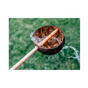 Cuchara de Agua de Coco Natural, Cuchara Ecológica de Cáscara de Coco, Utensilio de Cocina Sostenible para Servir Bebidas - Product Image 2