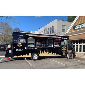 Prix d'usine – Camion de restauration mobile jaune standard pour la vente de pizzas, hot-dogs, café et autres plats rapides – Remorque de cuisine de rue - Product Image 6